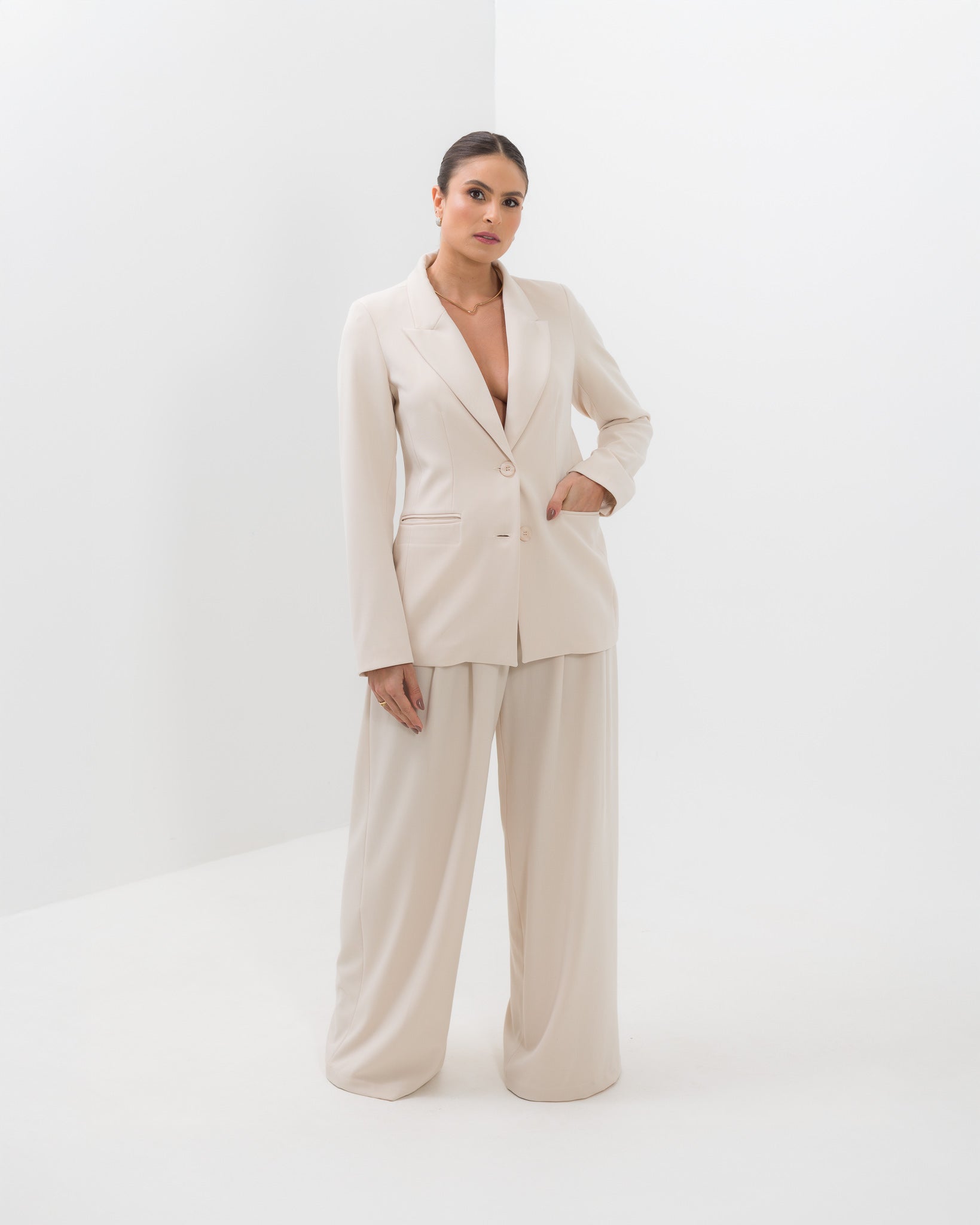 Blazer Alfaiataria Botões Frontais - Alice